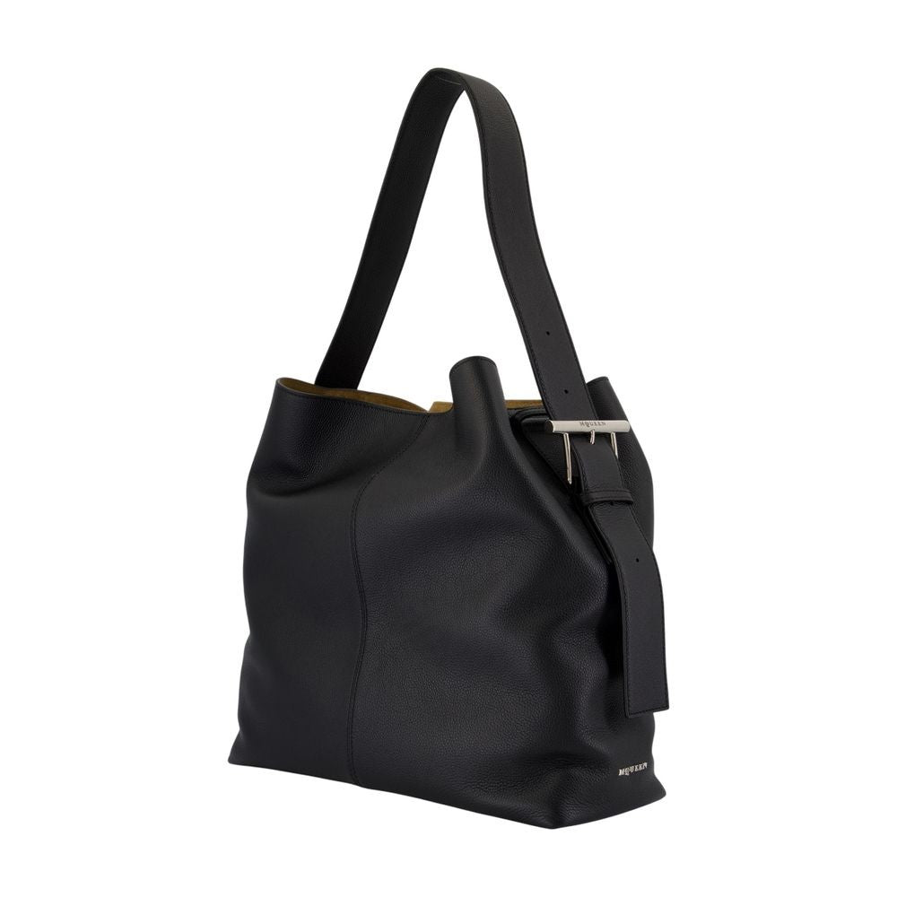 Alexander Mcqueen T-Bar Sling Shopper Bag With Structured Silhouette
