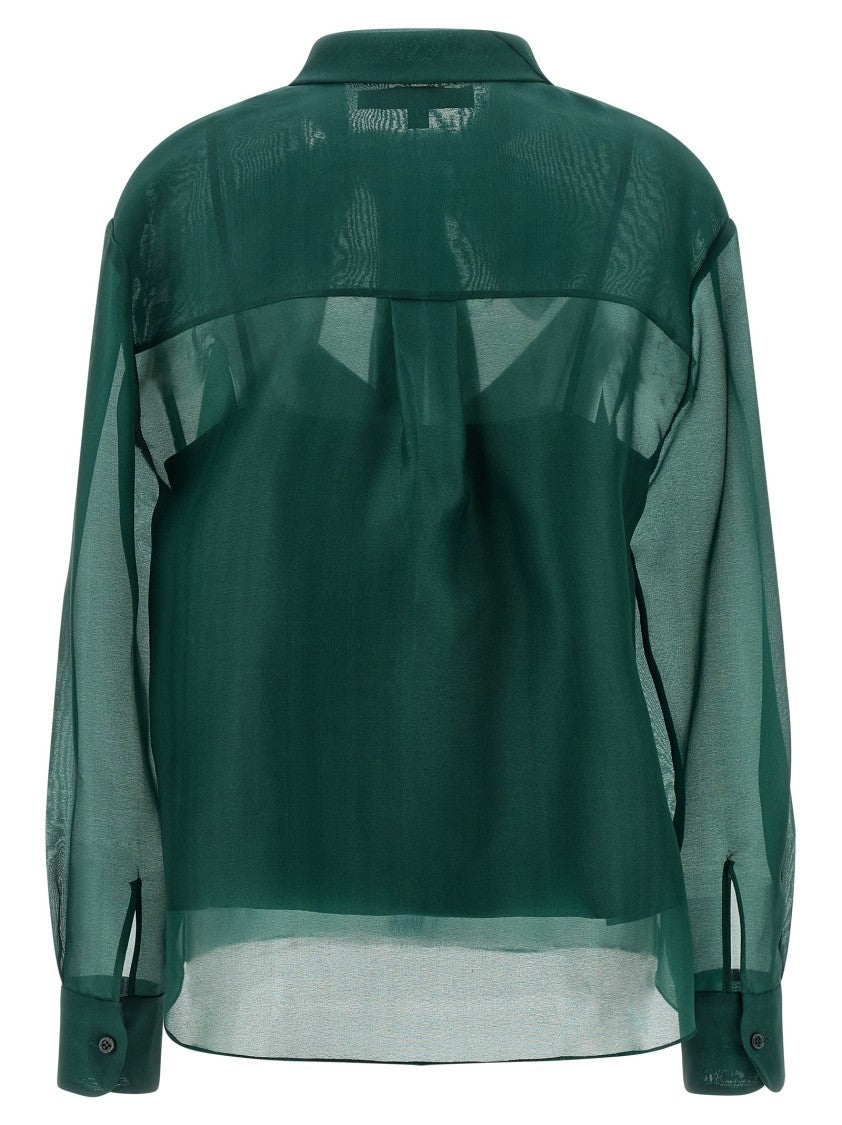 Carolina Herrera Organza Blouse