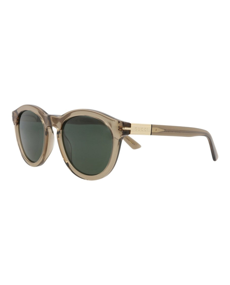 Gucci Round-Frame Recycled Acetate Sunglasses