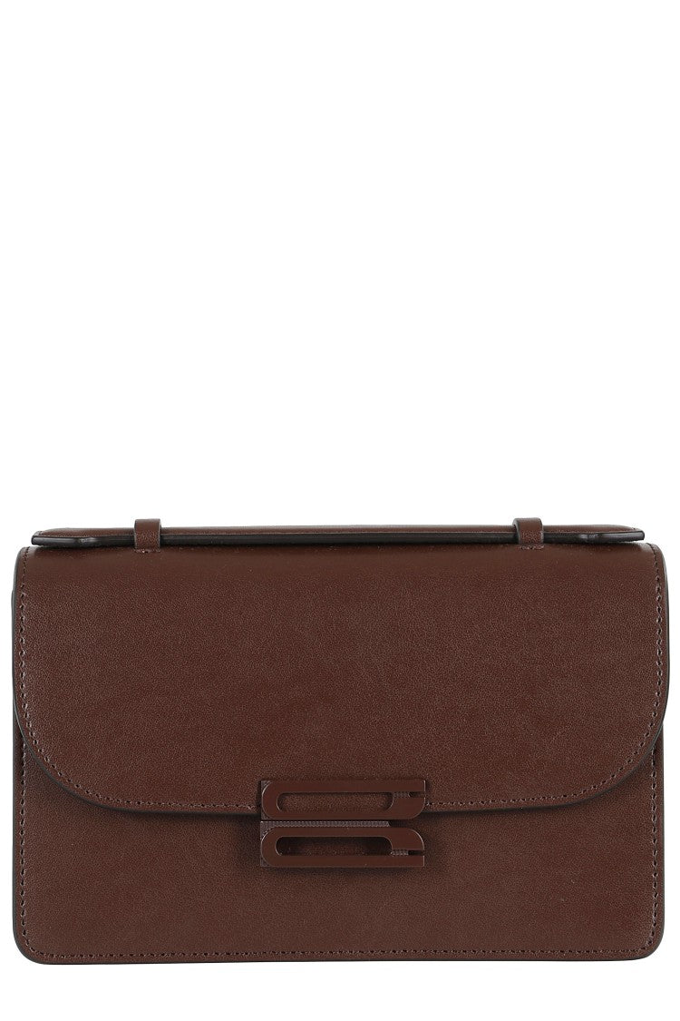 Victoria Beckham Brown Tonal Mini Dorian Bag