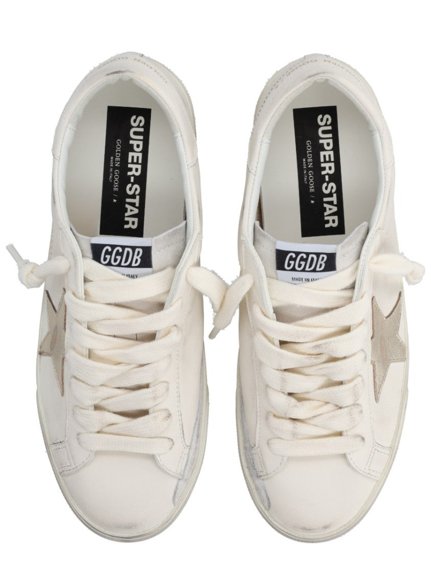 Golden Goose Super Star Distressed Leather Sneakers