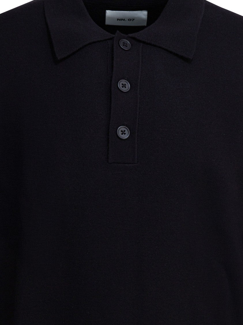 Nn.07 "Harald" Wool Polo Sweater