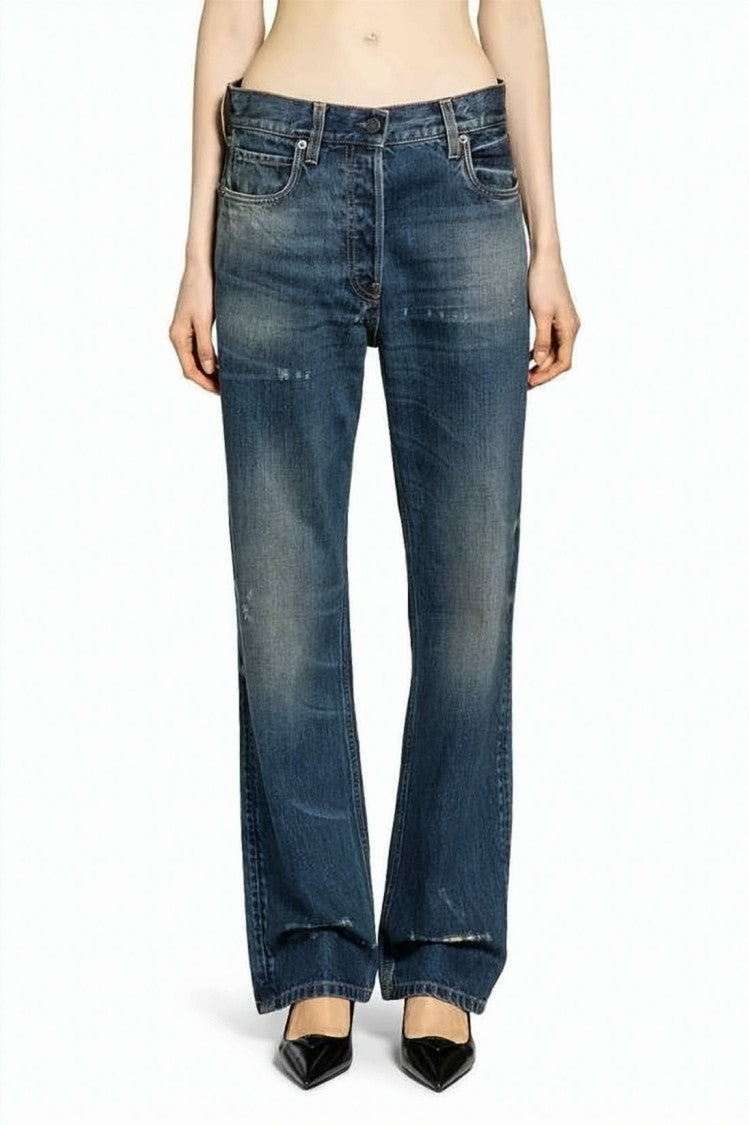 Prada Classic Five-Pocket Denim Pants