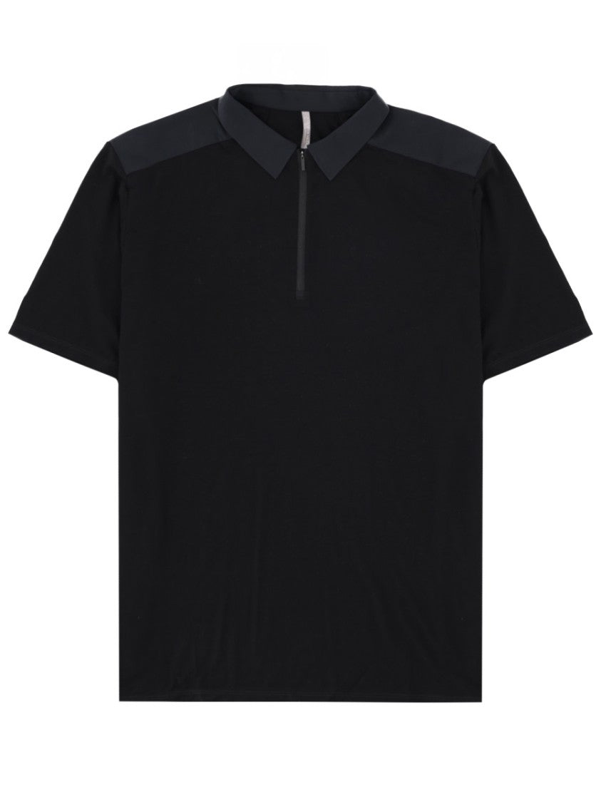 Veilance Half-Zip Wool Blend Contemporary Polo Shirt