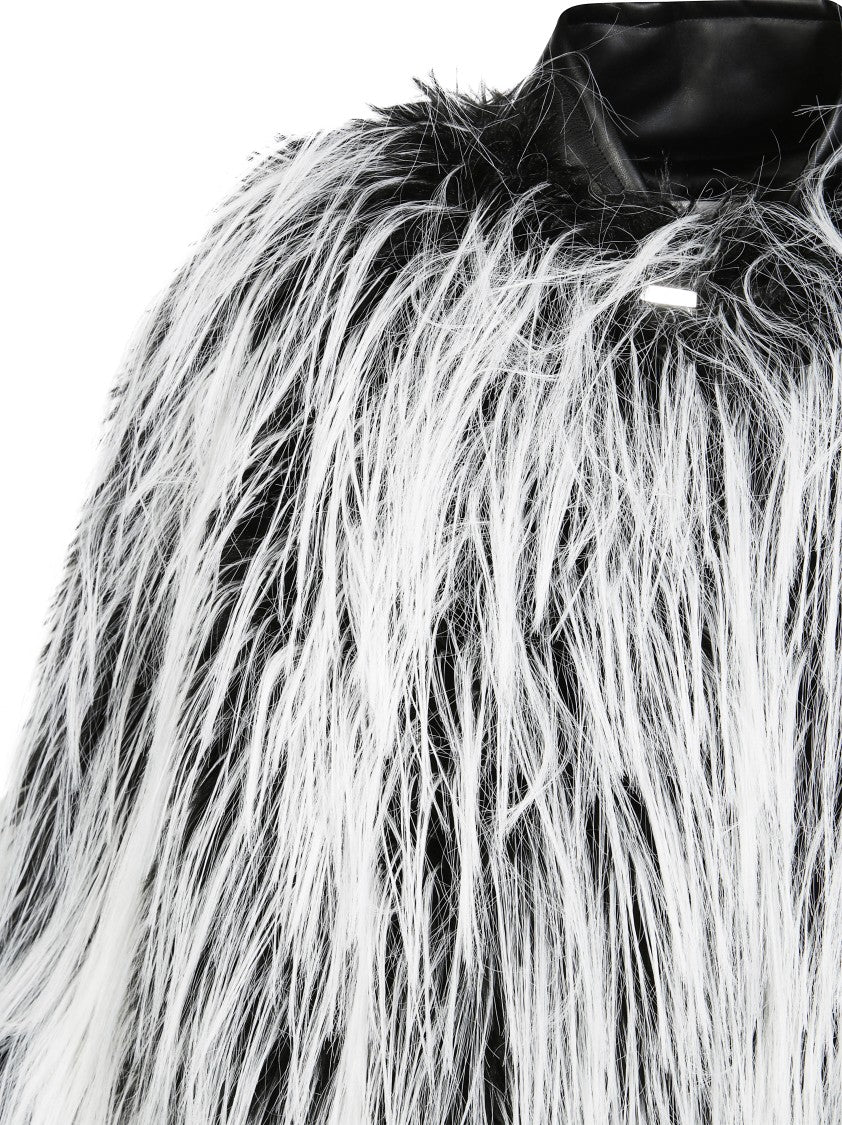 Sportmax Voluminous Fur Coat