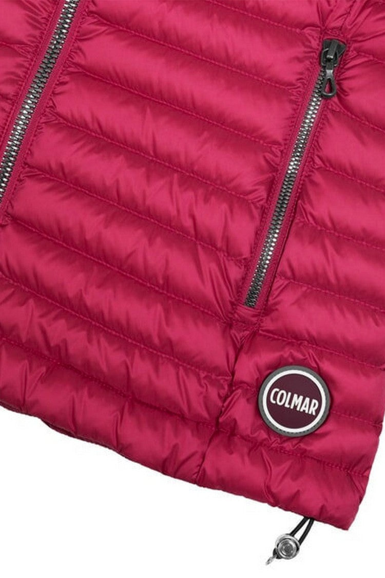 Colmar Red Technical Nylon Zip-Up Jacket