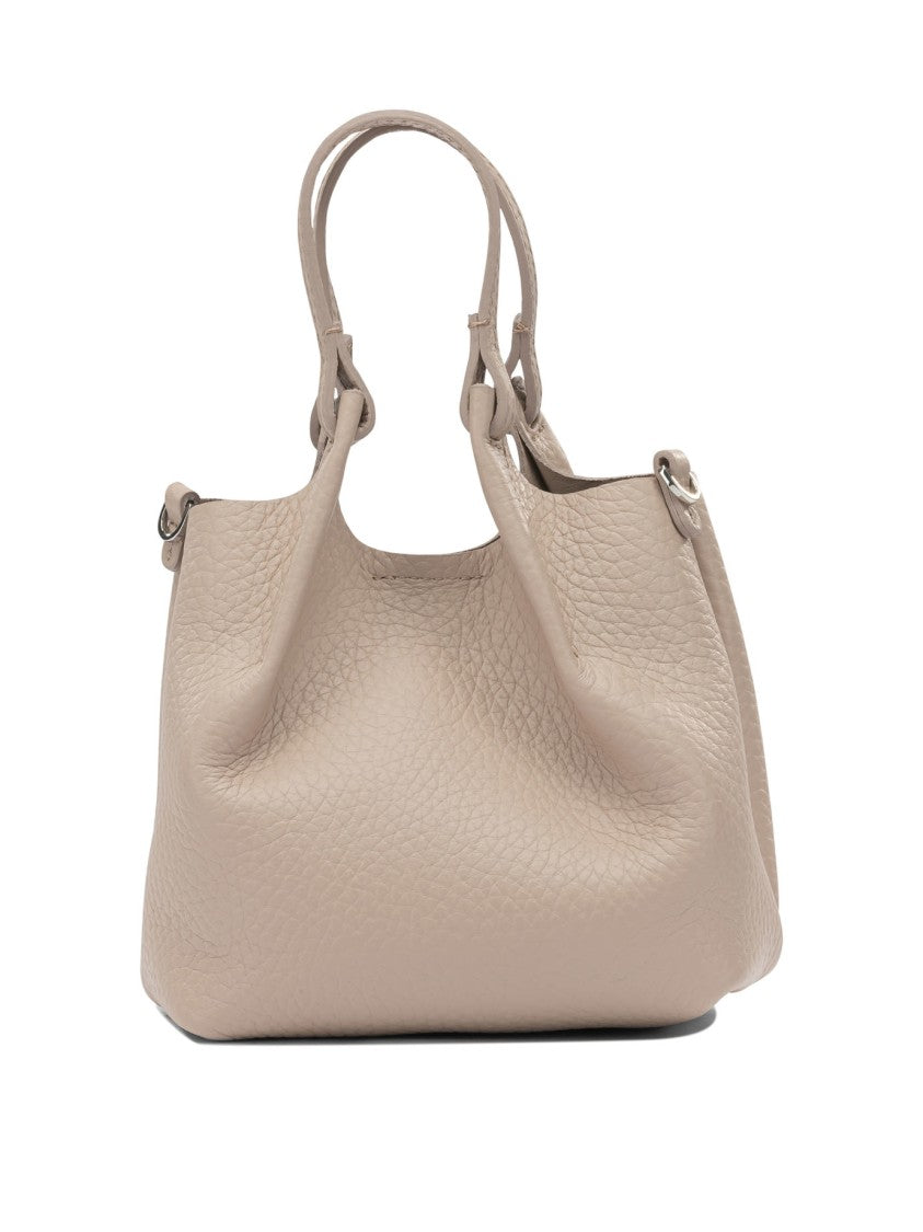 Gianni Chiarini Textured Leather Handbag With Dual Top Handles