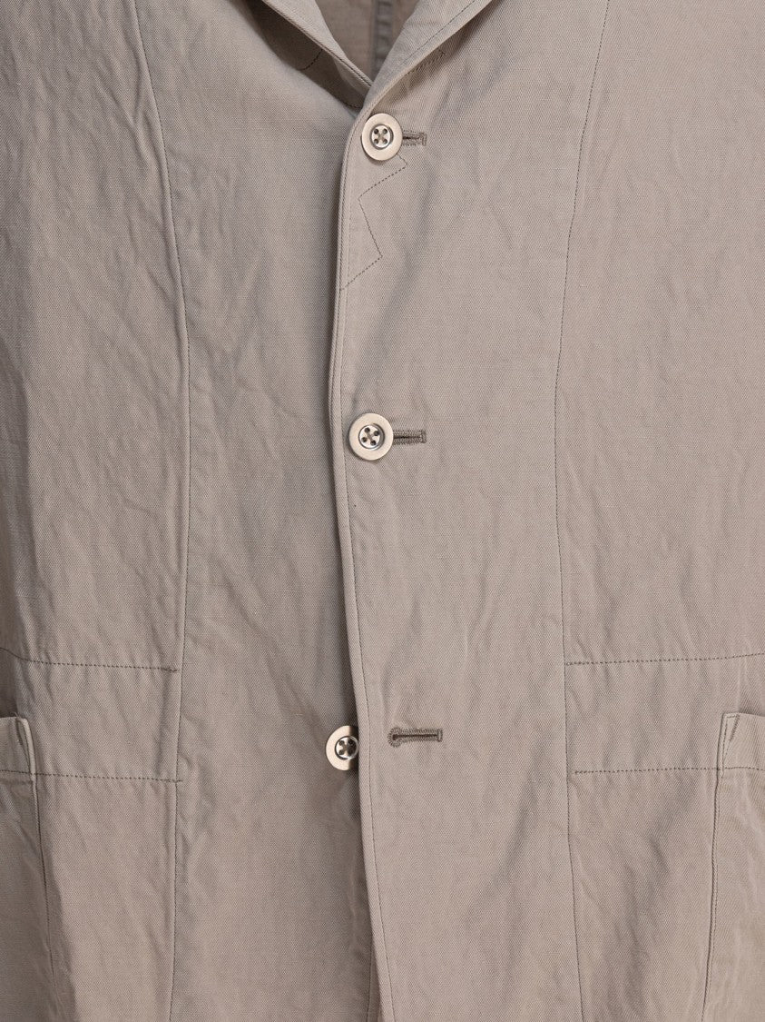 Kaptain Sunshine Versatile Cotton-Linen Blend Jacket