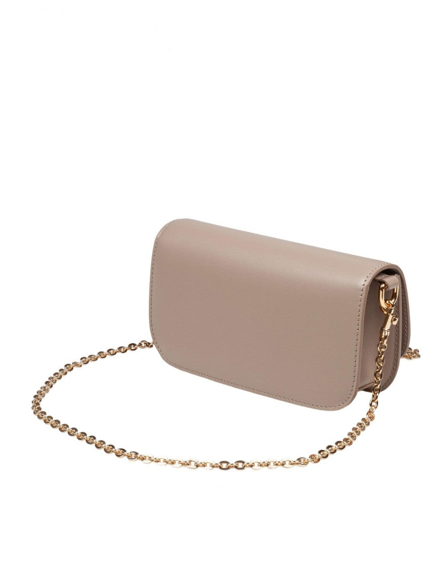 Dolce & Gabbana 3.5" Leather Crossbody Bag