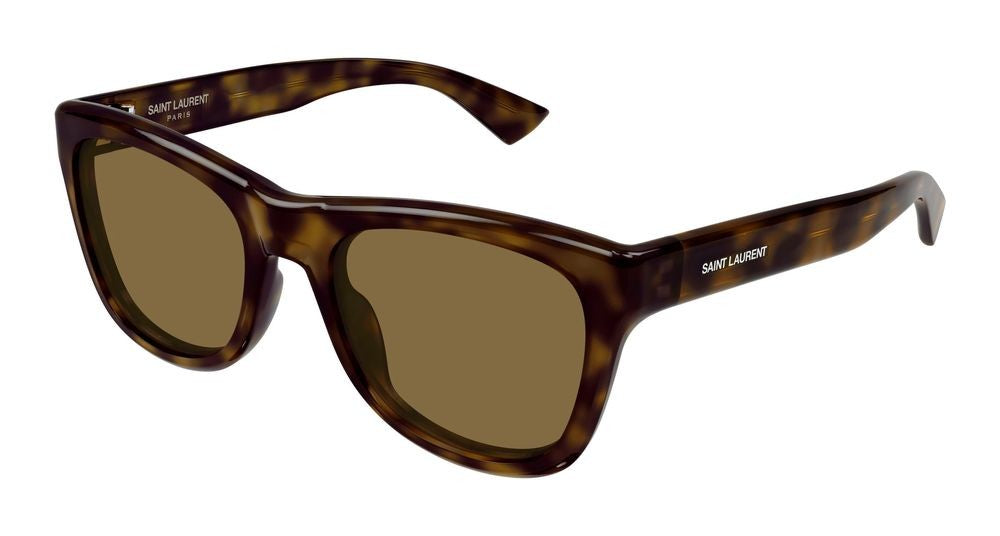Saint Laurent Brown Bold Square Frame Oversized Sunglasses