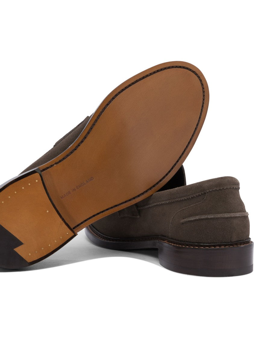 Tricker's Brown Leather Loafers