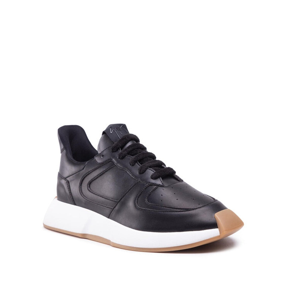 Giuseppe Zanotti Black Leather Sneakers