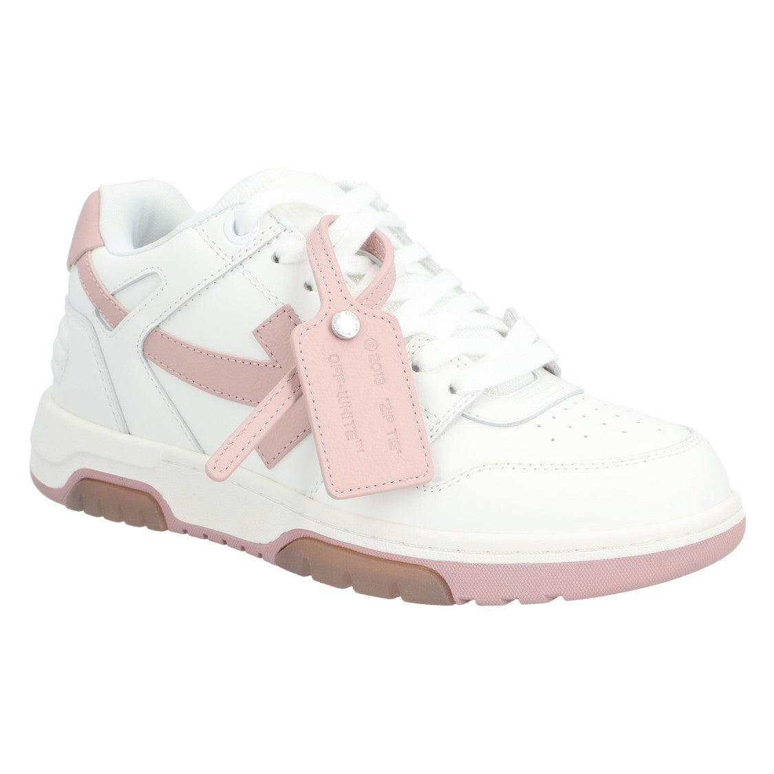 Off-White White Pink' Out Of Office Low-Top Sneaker