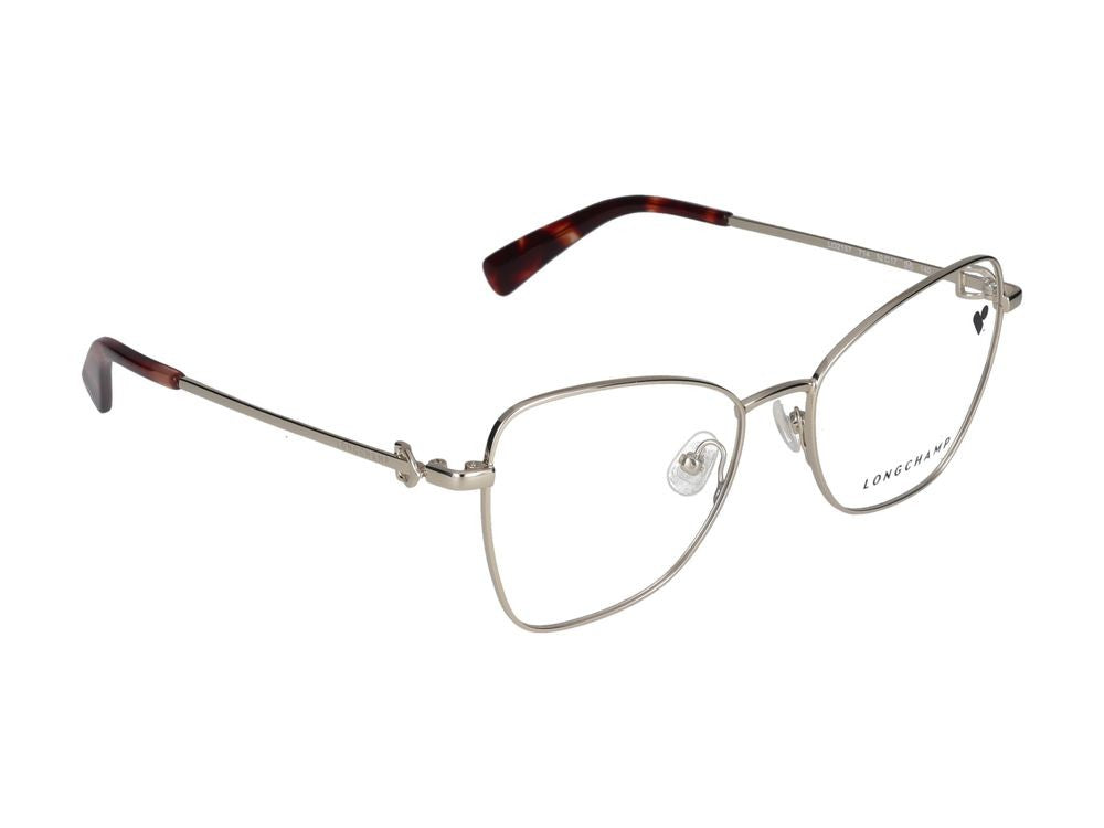Longchamp Gold Lo2157 Metal Cat-Eye Eyeglasses