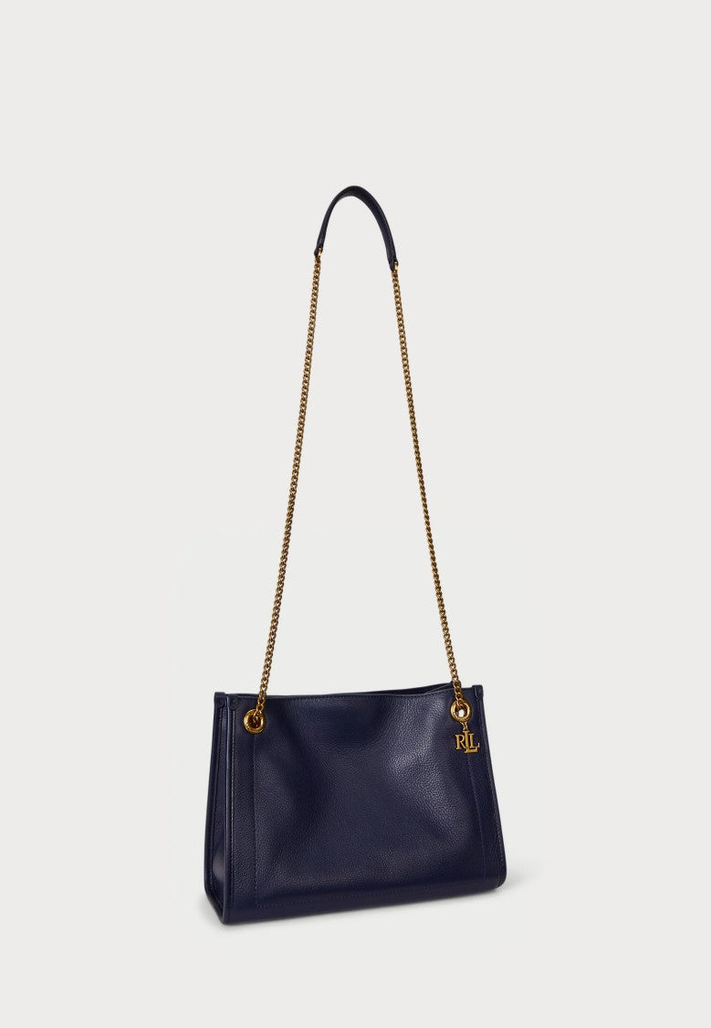 Lauren Ralph Lauren Navy Blue Brdly Medium Cotton Bag