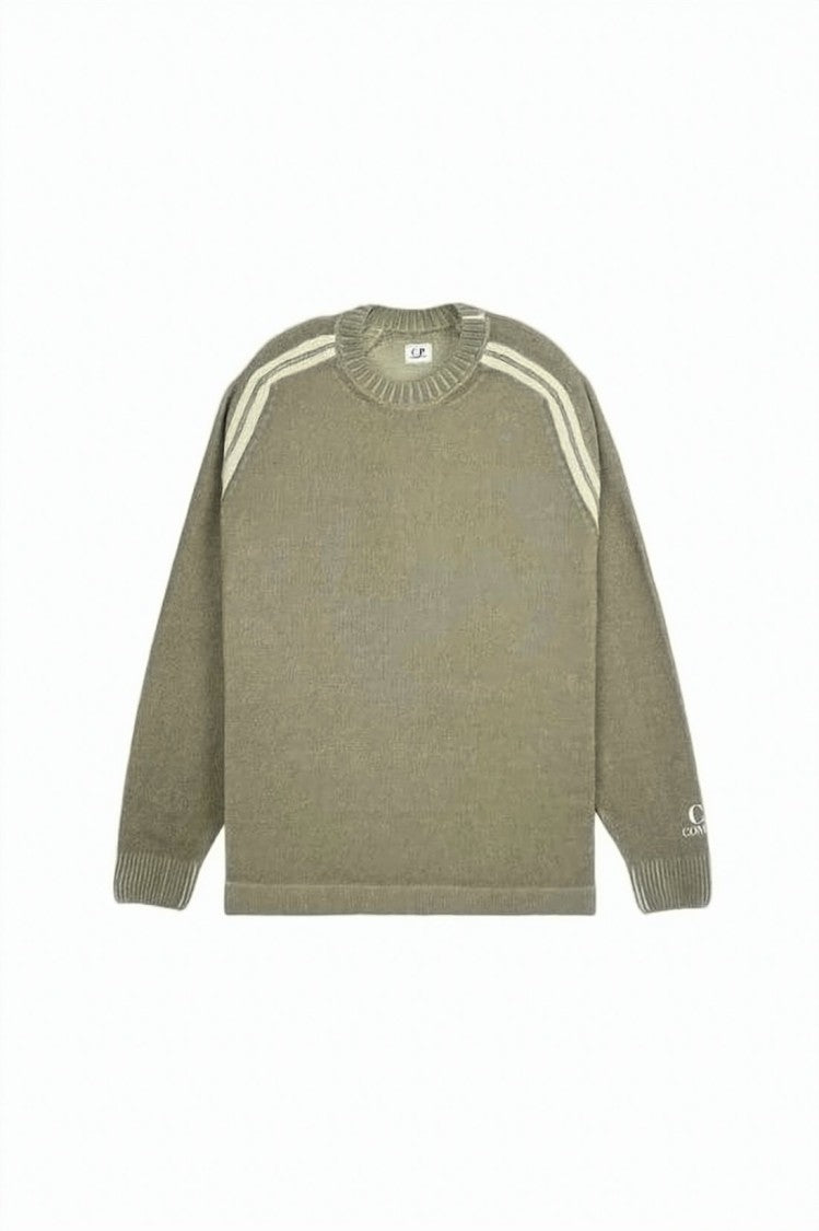 C.P. Company Relaxed Fit Contrasting Stripe Sweater