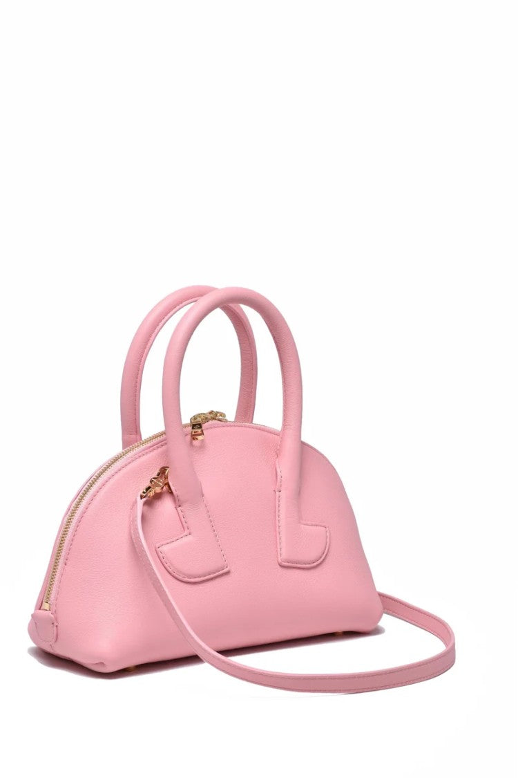 Patou Leather Shoulder Bag - Pink