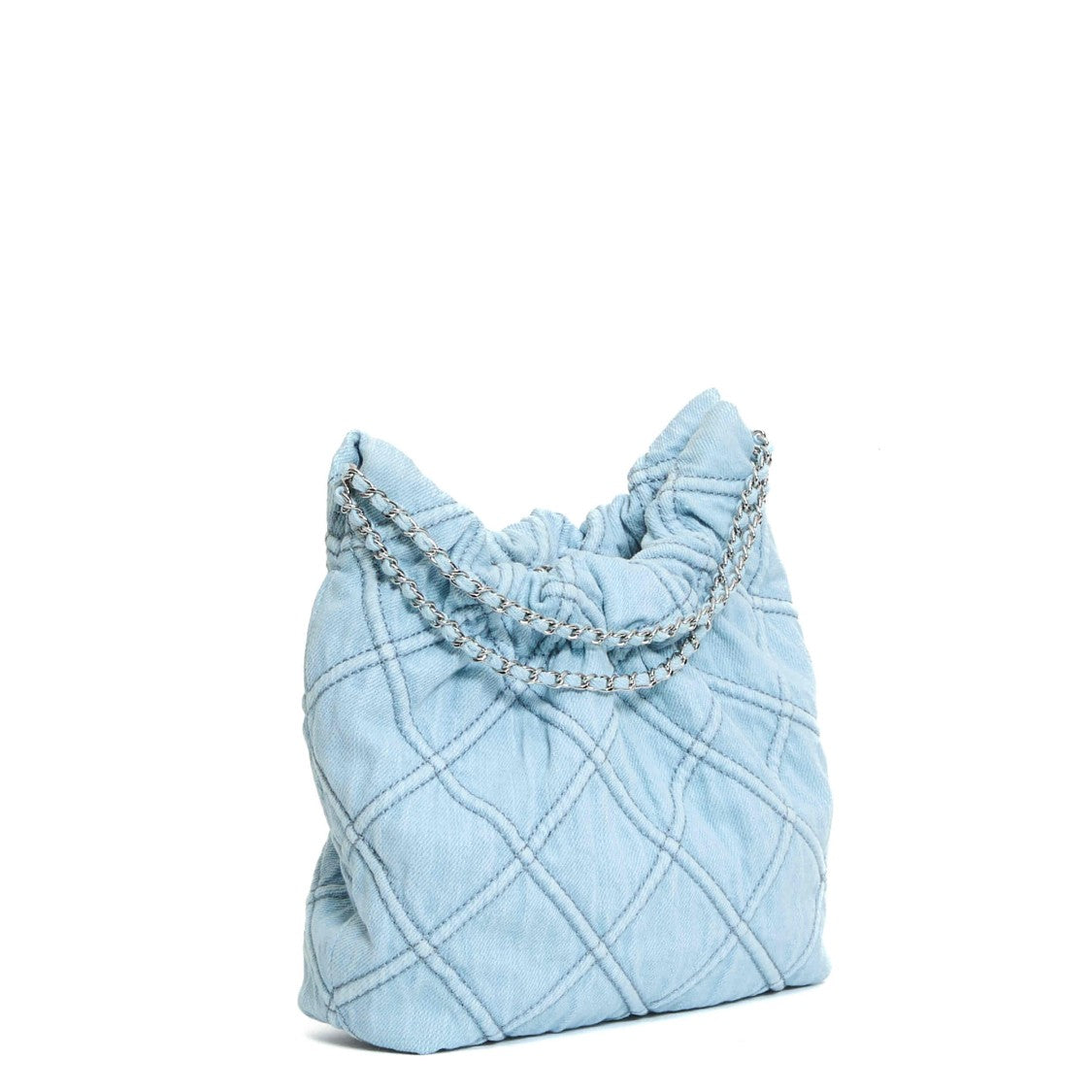 Tory Burch Mini Hobo Seltzer Denim