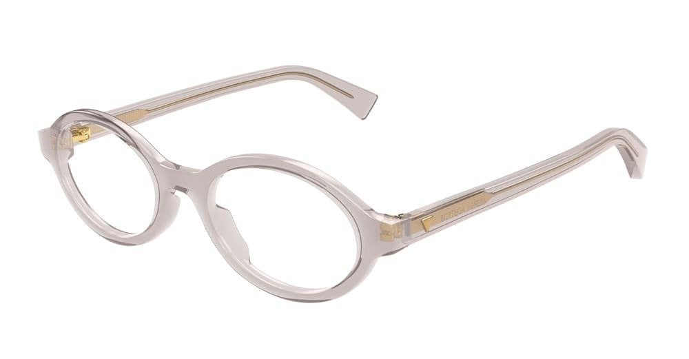 Bottega Veneta Eyeglasses Bv1367o 004 Grey Grey Transparent 50/19/145