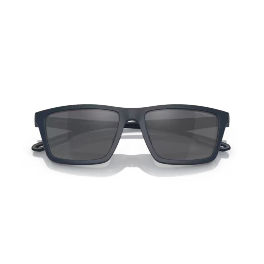 Emporio Armani 0Ea4189u Matte Black Rectangular Eyeglasses With Cut-Out Temples