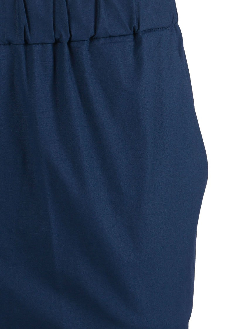Antonelli Firenze Blue Relaxed Fit Cropped Straight-Leg Pants