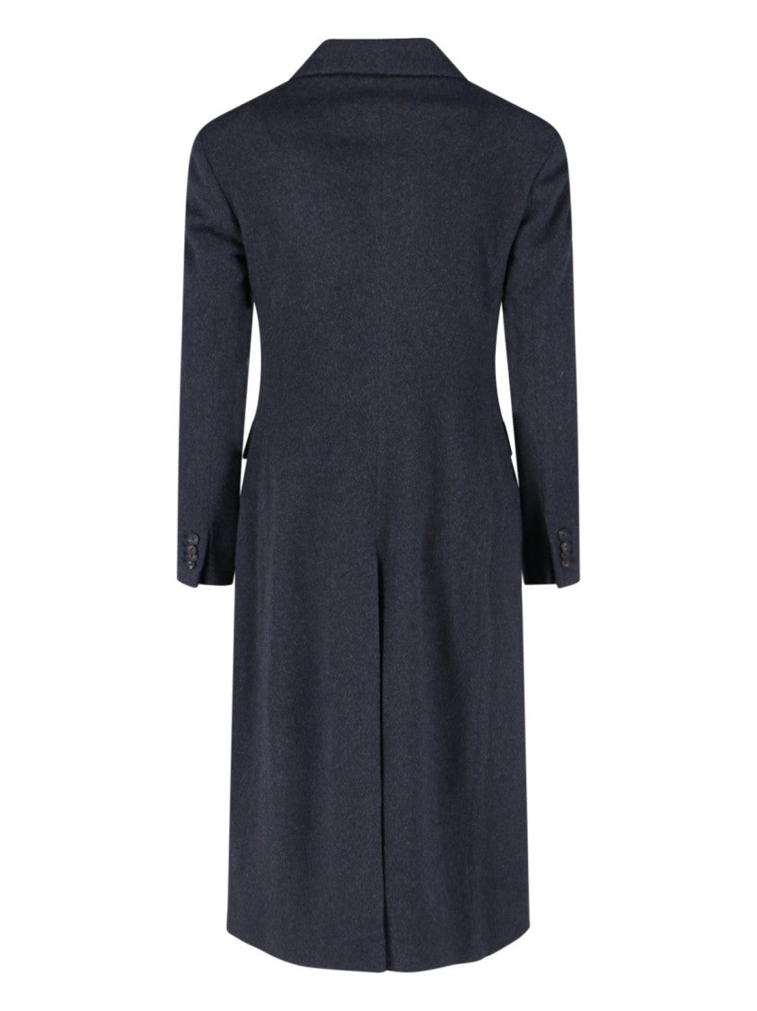 Tagliatore Long Tailored Jacket With Notched Lapel