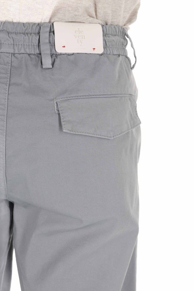 Eleventy Comfort Cotton Drawstring Trousers