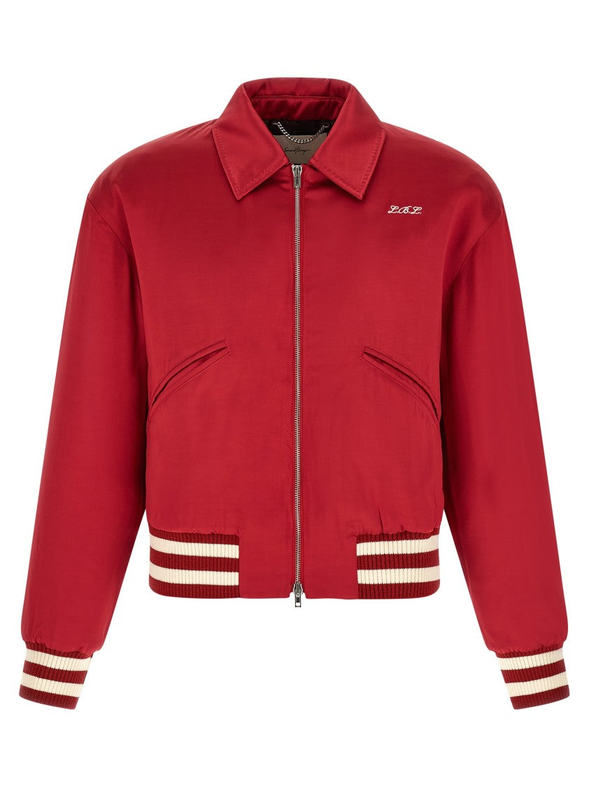 Second/Layer Aces Satin Club' Bomber Jacket