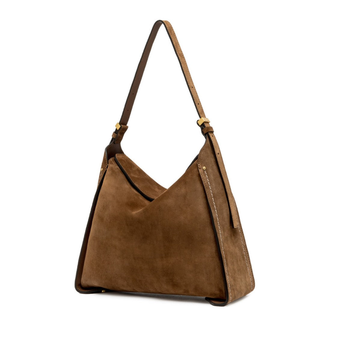 Gianni Chiarini Cognac Penelope Suede Bag