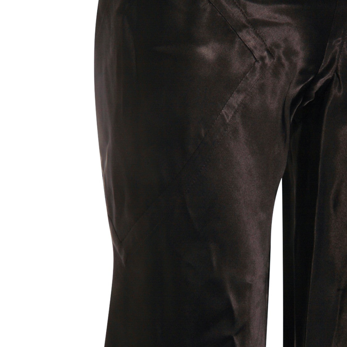 Rick Owens Wide-Leg Trousers With High Ribbed Waistband