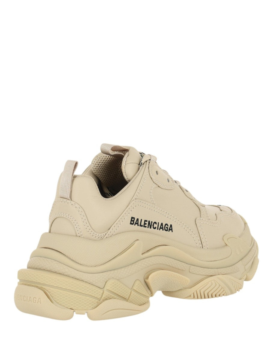 Balenciaga Triple S Low-Top Sneakers With Chunky Three-Layered Sole