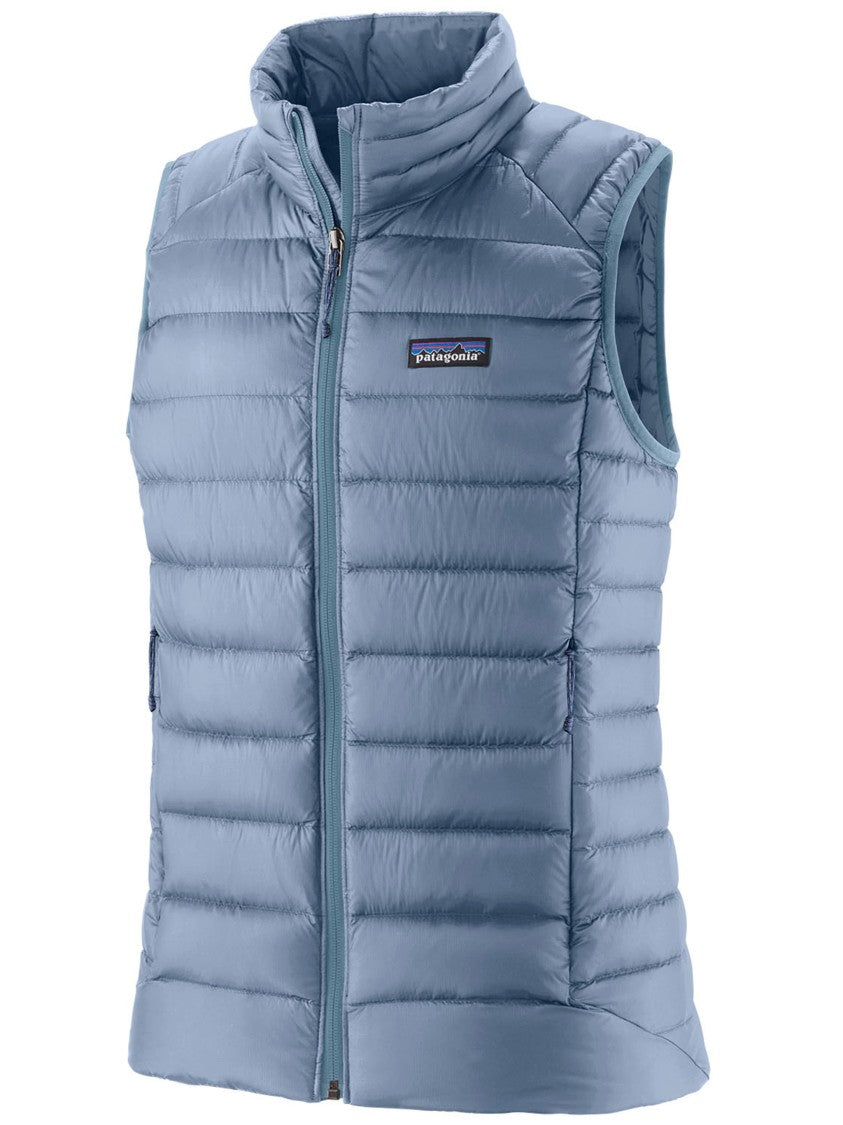 Patagonia Quilted Down Vest With High Collar