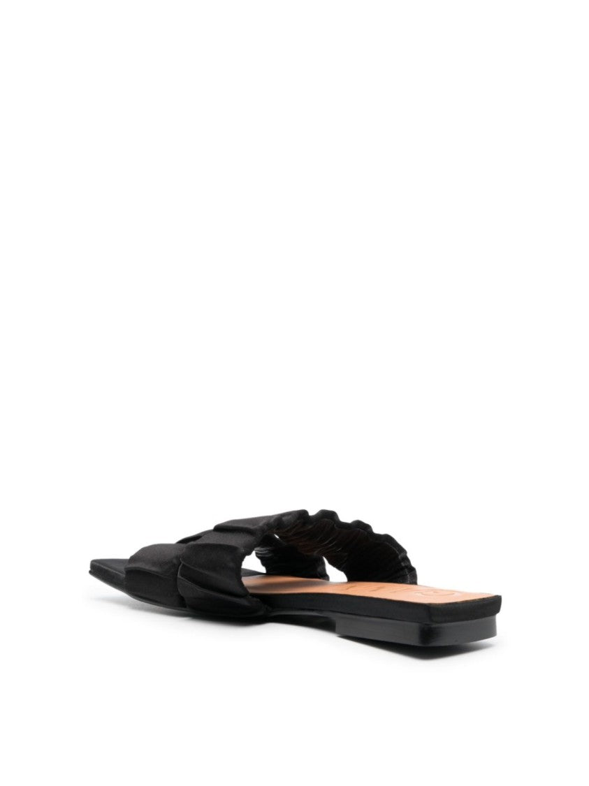 Ganni Smock Flat Sandals