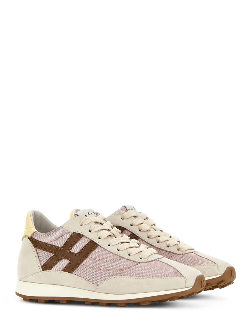 Hogan Low-Top Sneakers With Suede Overlays And Distinctive Accents