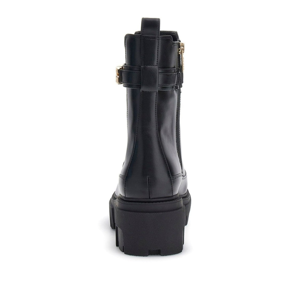 Guess Black Yelma Minimalist Synthetic Leather Ankle Boots