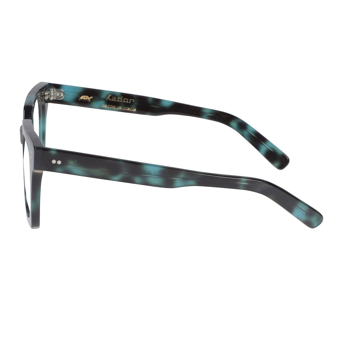 Kador Maya Oversized Square Frame Eyeglasses With Marbled Pattern