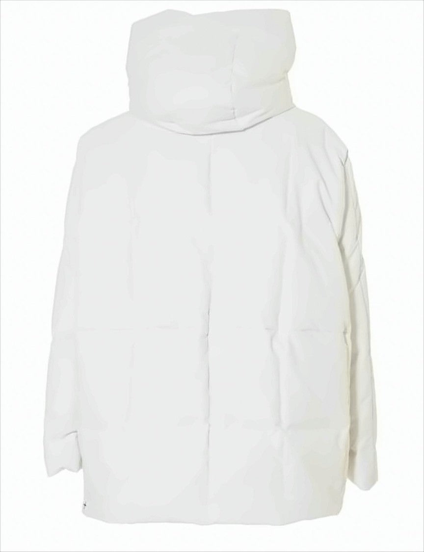 Jil Sander Boxy Cropped Padded Jacket With Structured Collar