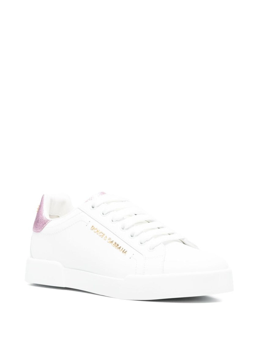 Dolce & Gabbana Calfskin Nappa Portofino Sneakers