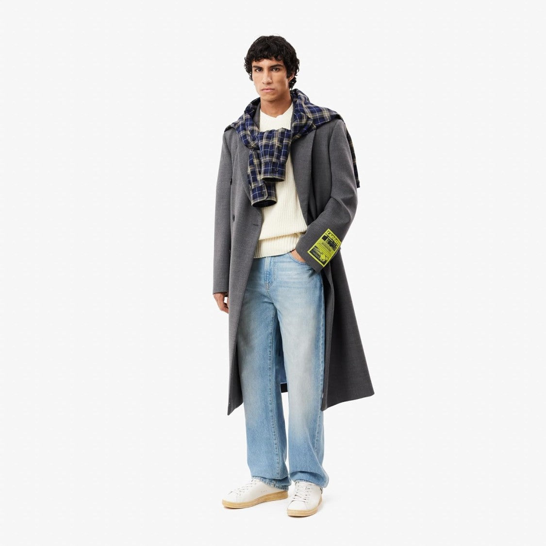 Lacoste Structured Sweater With Minimalistic Detailing