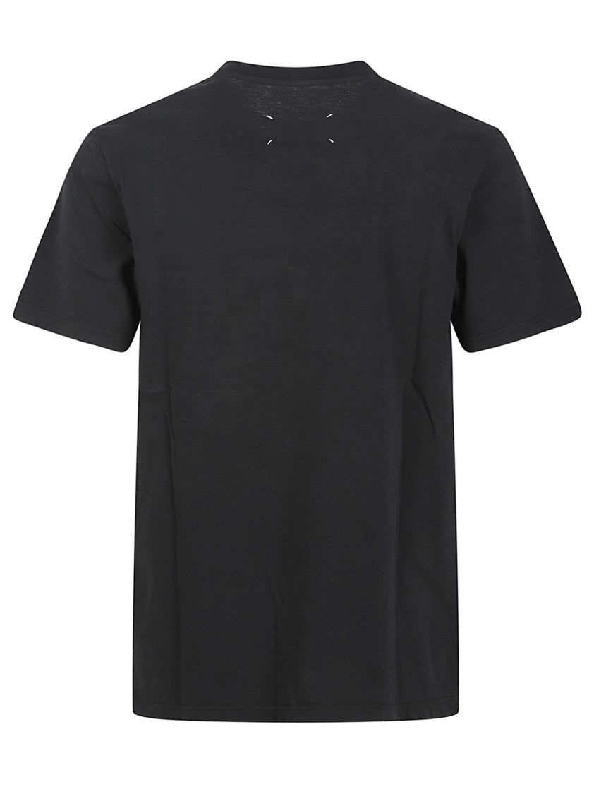 Maison Margiela Short-Sleeve T-Shirt With Textured Abstract Design