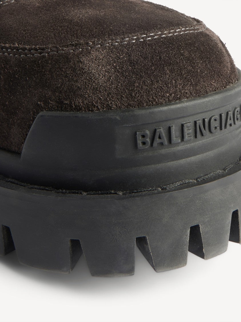 Balenciaga Black Low Combat High-Top Boots