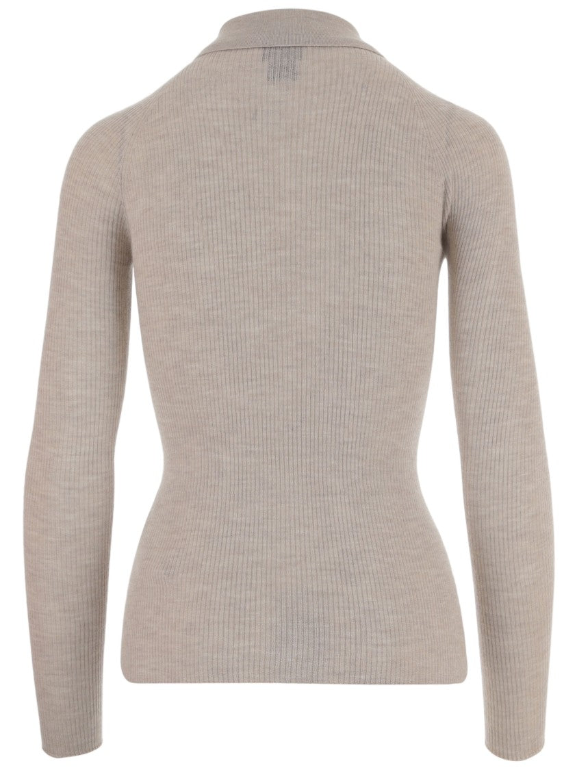 Sa Su Phi Cashmere And Silk Knitted Polo Shirt