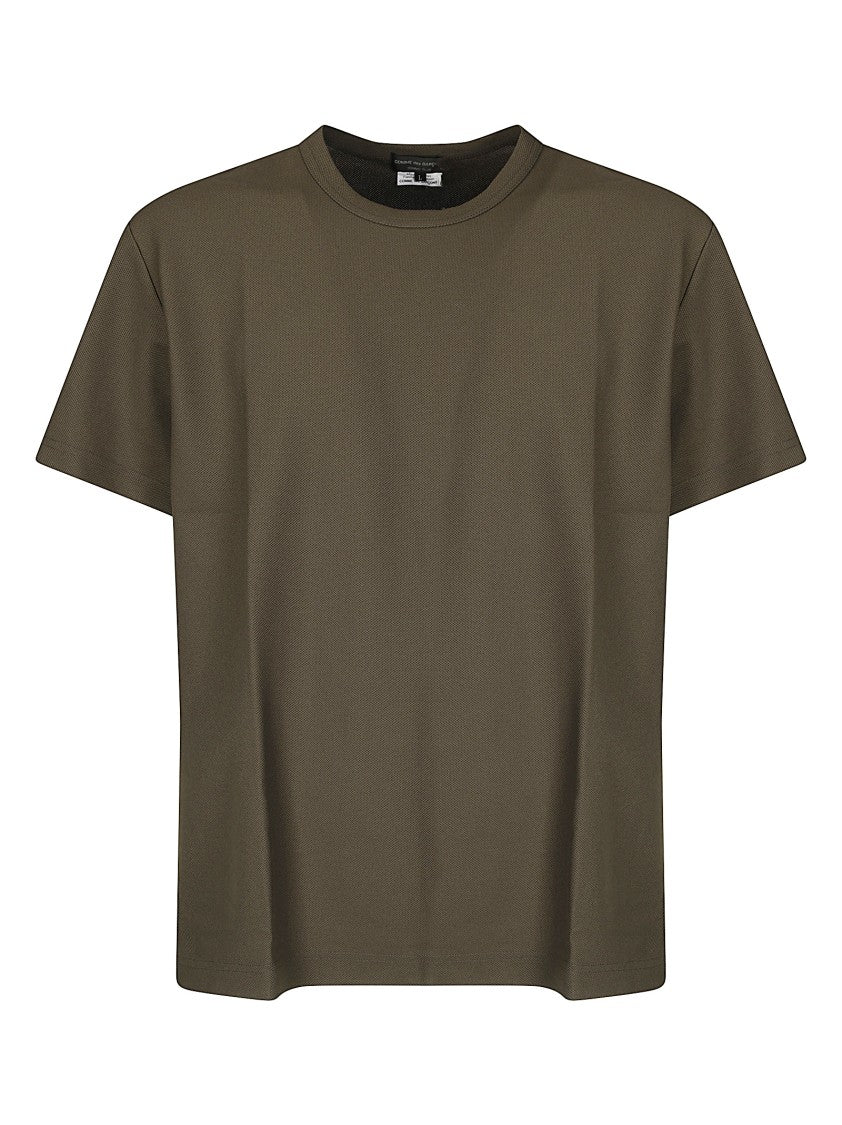 Comme Des Garçons Honeycomb Textured Crew Neck T-Shirt