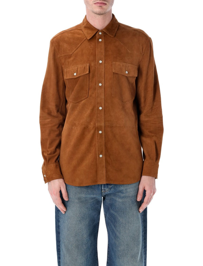 Sword Sword 6.6.44 Suede Texan Shirt