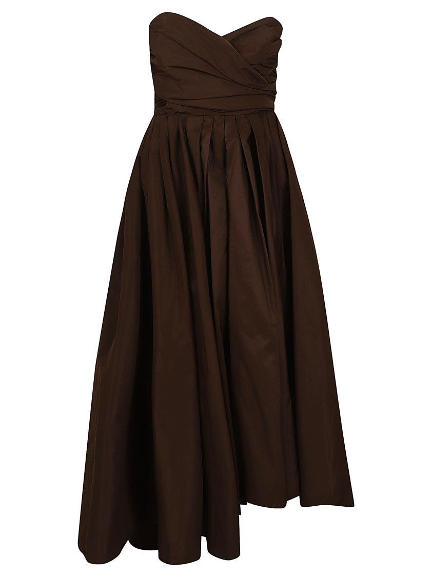 Pinko Parrot Taffeta Dress