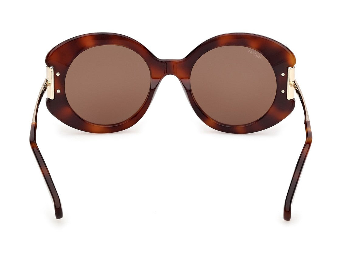 Max Mara Tortoiseshell Mm0188 Round Sunglasses