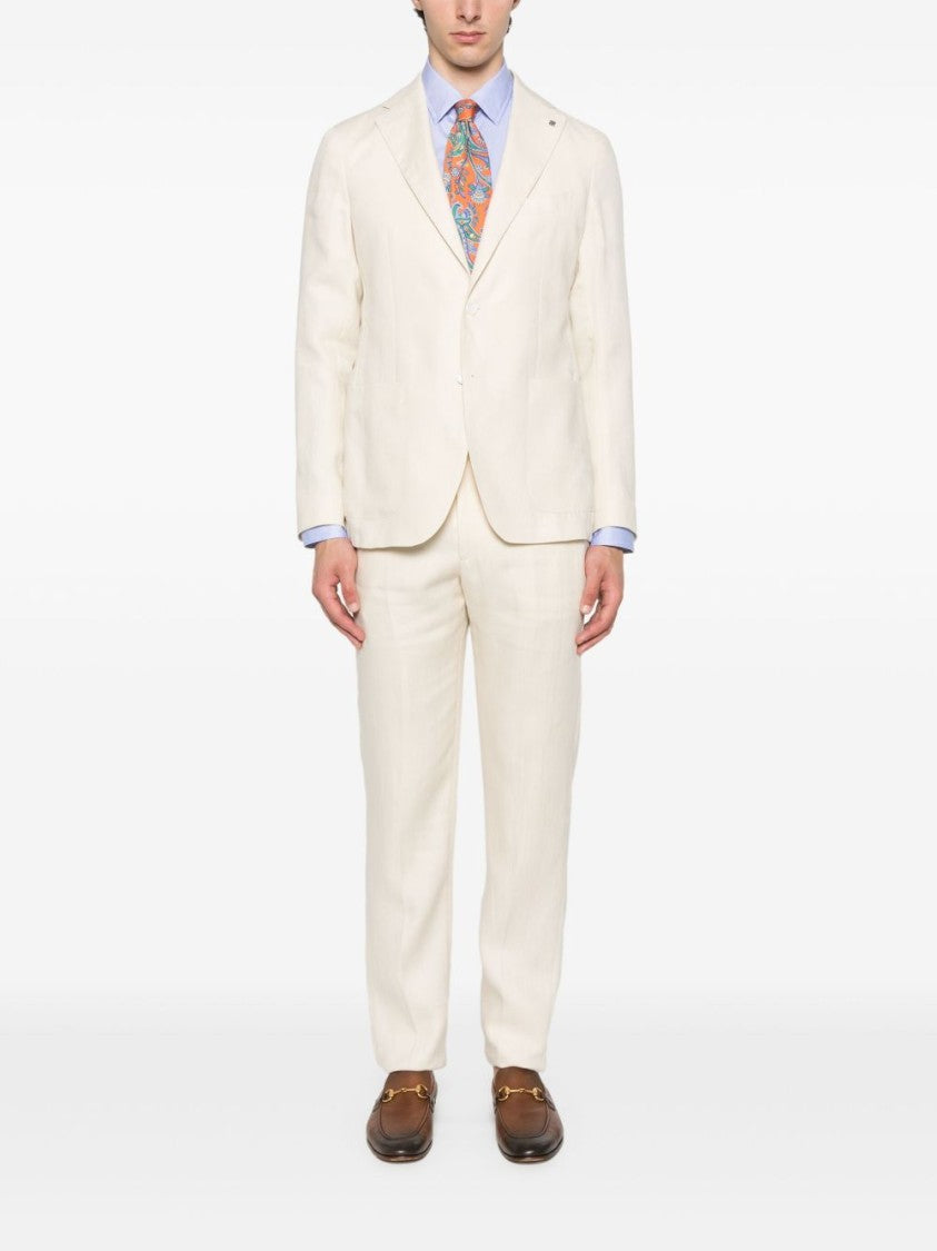 Etro Celeste Cotton Shirt With Classic Design