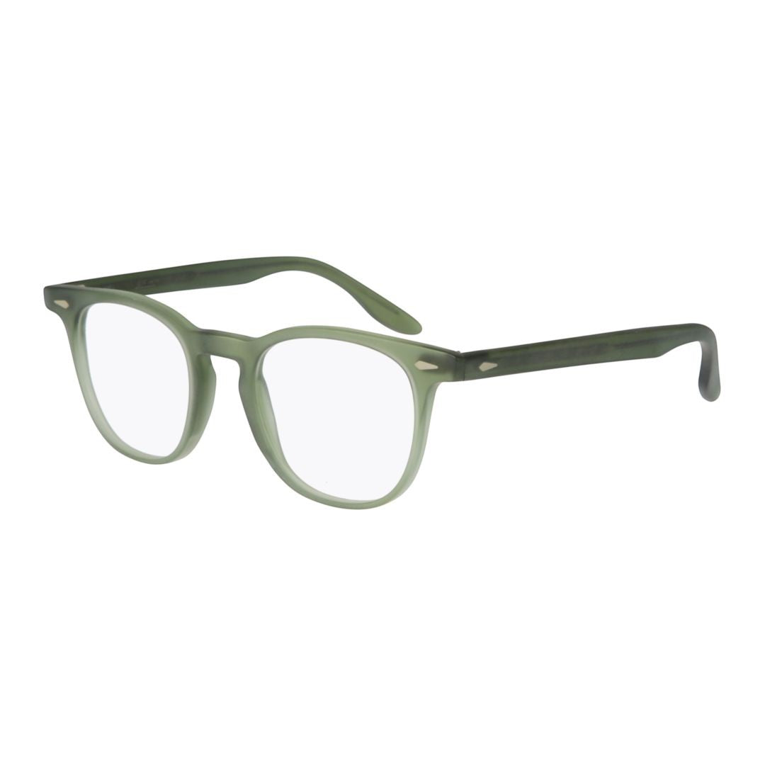 Kador Klark Gradient Olive Green Rounded Frame Sunglasses