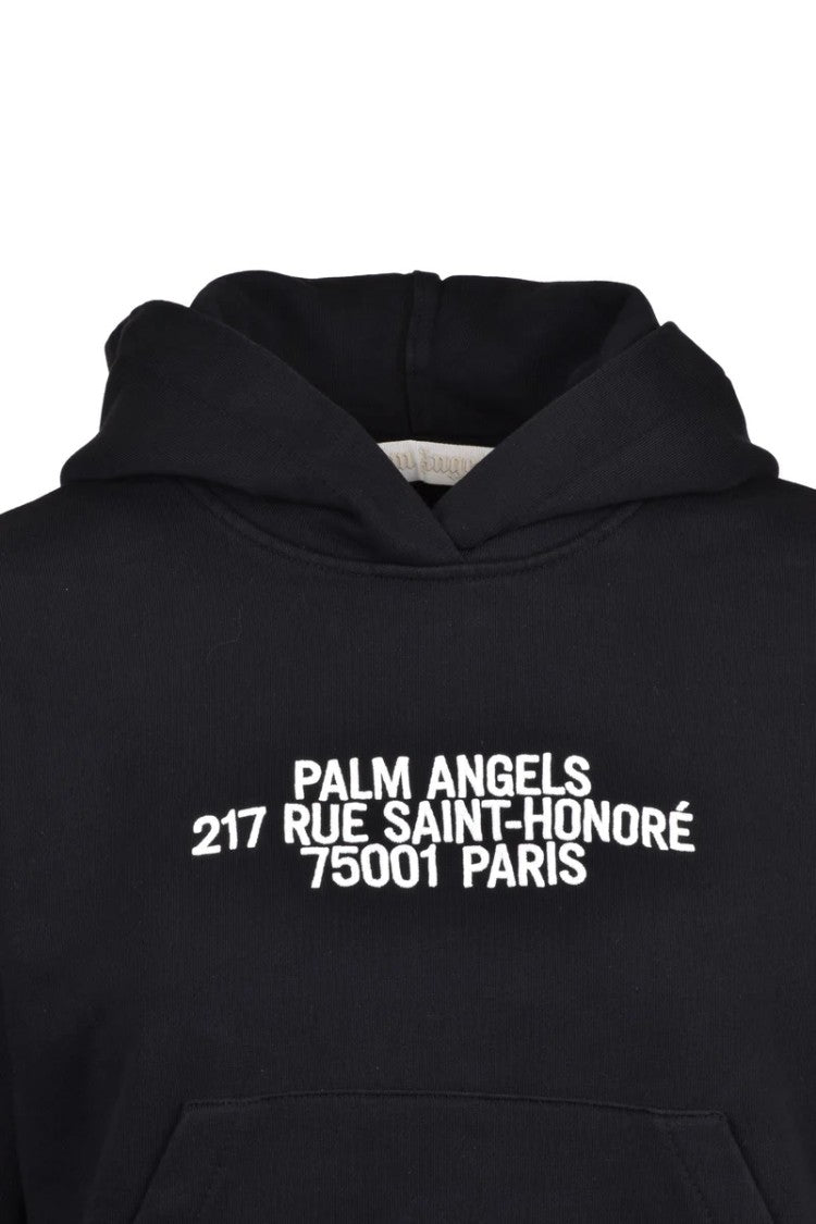 Palm Angels Hooded Sweatshirt - Black