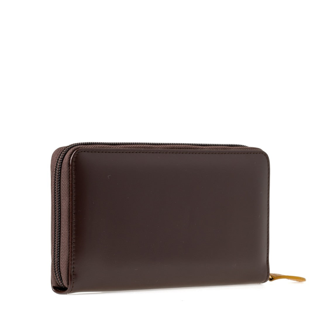 Ettinger Rectangular Leather Wallet With Zip-Around Closure
